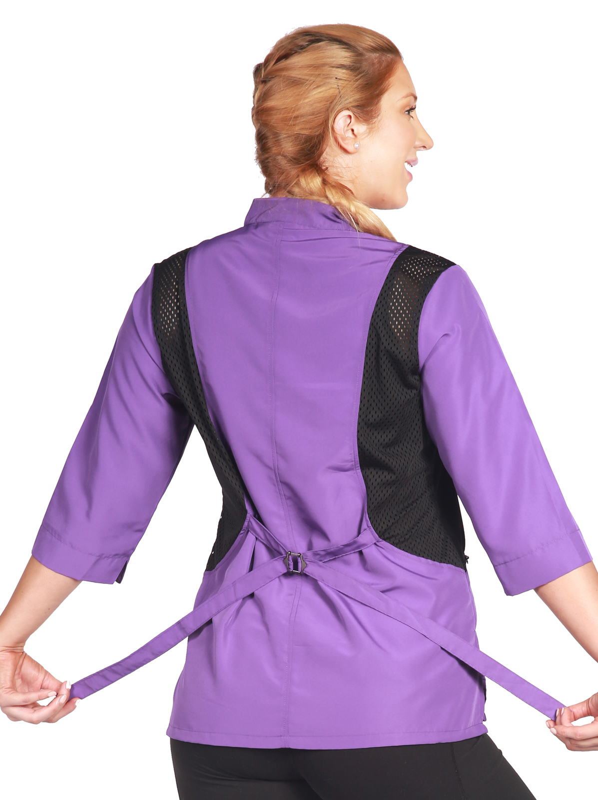 Ladybird Block Design Purple Dog Grooming professional Jacket