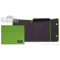 Kenchii GREEN Faux Leather 10 Scissor Case
