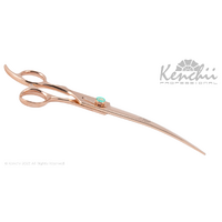 Kenchii Rose 8 inch Curved LEFT Handed Scissor