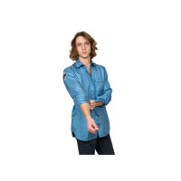 Tikima Ambra Unisex Grooming Shirt Blue