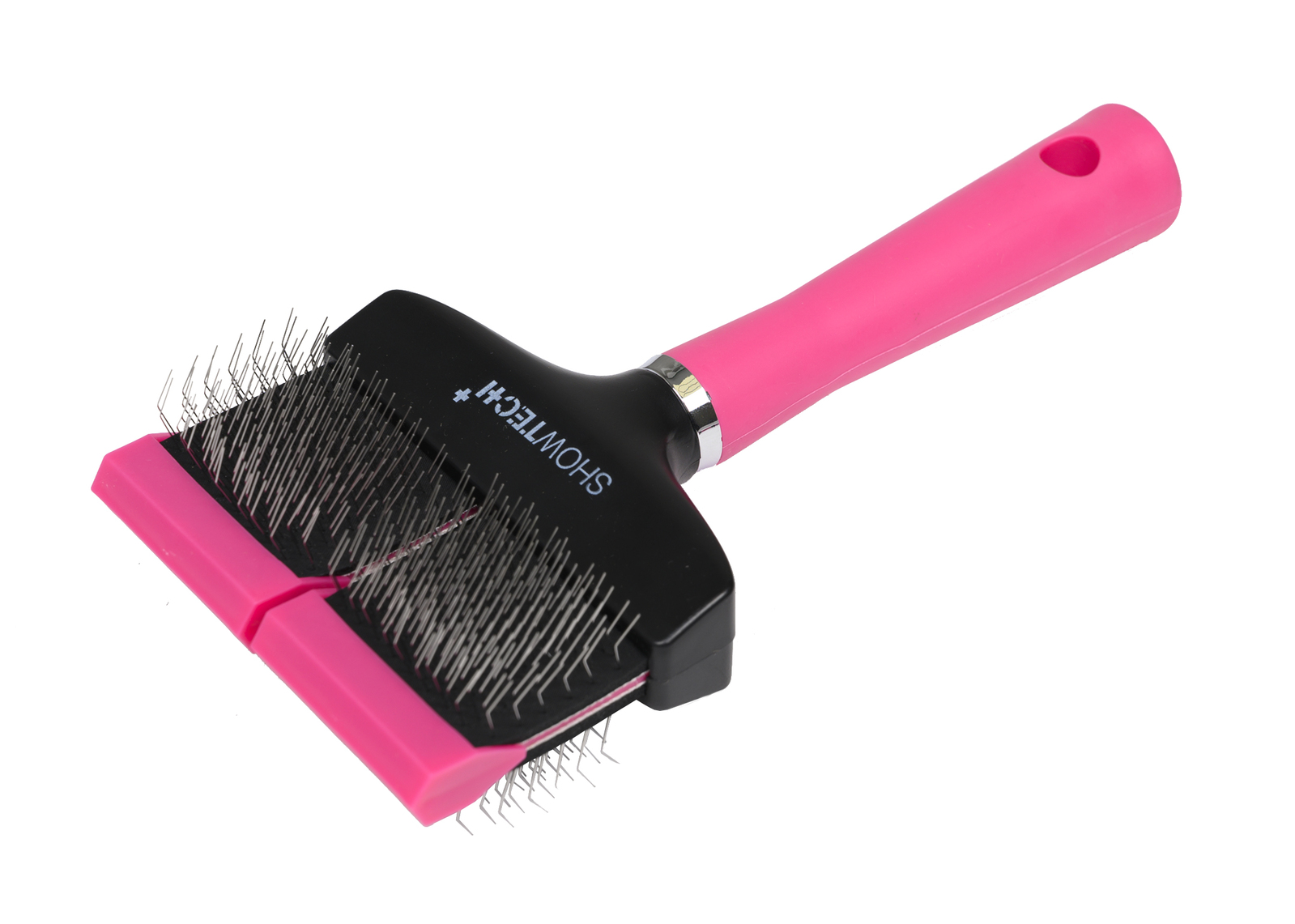 Show Tech + Flex Groom Professional Slicker Double Soft Brush