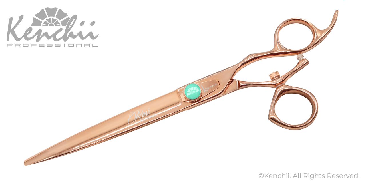 Kenchii Rosé Gold 7.0" Shears Swivel Handle
