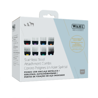 Wahl Stainless Steel Metal Attachment Comb Set (8) For KM Clippers 