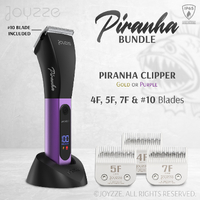 Joyzze Piranha D Series Clipper 2 Speed with 7F/5F/4F Blade - Purple