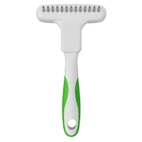 Andis Flexible Rake Comb - White/Lime Green