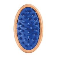 Artero Laika Blue Rubber Grooming Mitt for Medium and Thick Coats