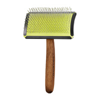 Artero Maya - Curved Slicker Brush Medium Lime - Pins 0.5X17MM