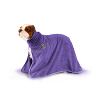 Show Tech + Dry Dude Bathrobe Towel Purple Small