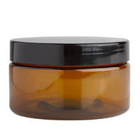 Amber PET jar with lid - 250g