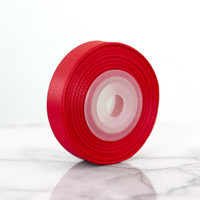 Pawz Satin Ribbon 9m - 10mm wide - BRIGHT RED