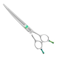 AKKO Scissors, DISCOVERY 32T – 30° Curved Fluffers - 7"