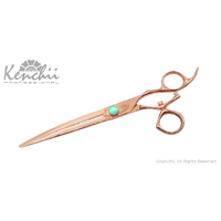 Kenchii Rosé Gold 7.0" Curved Shears - Swivel Handle