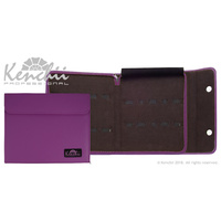 Kenchii PURPLE Faux Leather 10 Scissor Case
