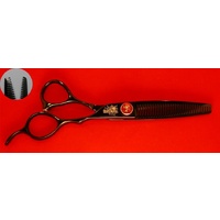 P&W Black Widow 6inch 30T Double Thinning Scissors