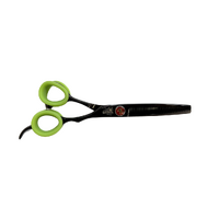 P & W Black Widow Black Titanium 6 Inch 50 Tooth Thinning Scissor