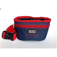 DOOG Treat & Training Pouch Large Navy & Red
