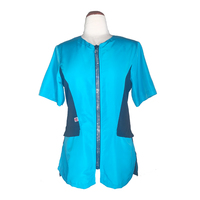 Ladybird Rhinestone Blue Turquiose Rhinestone Zipper Jacket