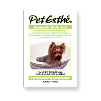 Pet Esthe Bath Salts Peppermint & Rosemary Scent 15g