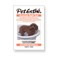 Pet Esthe Bath Salts Coconut & Vanilla Scent 15g