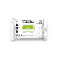 Pet Shine Aloe Scented Cleansing Wipe - 40 Pack Wipes