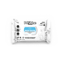 Pet Shine Fresh Water Scented Cleansing Wipe - 40 Pack Wipes