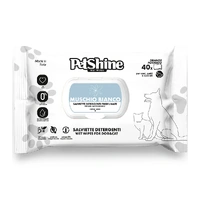 Pet Shine White Musk Scented Cleansing Wipe - 40 Pack Wipes