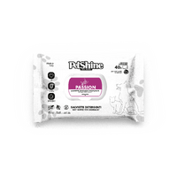 Pet Shine Passion Scented Cleansing Wipe - 40 Pack Wipes - Box 12