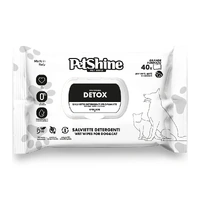 Pet Shine Detox - Rebalancing Functional Cleansing Wipe - 40 Pack - Box 12