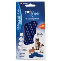 Pet & Me BLUE SOFT Silicon Curry Brush