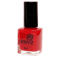 Pawz New Dog Nail Polish Rose Red 9ml