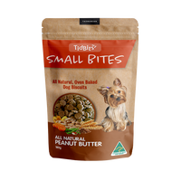 Tidbits Naturals Training Small Bites 180gm - Peanut Butter