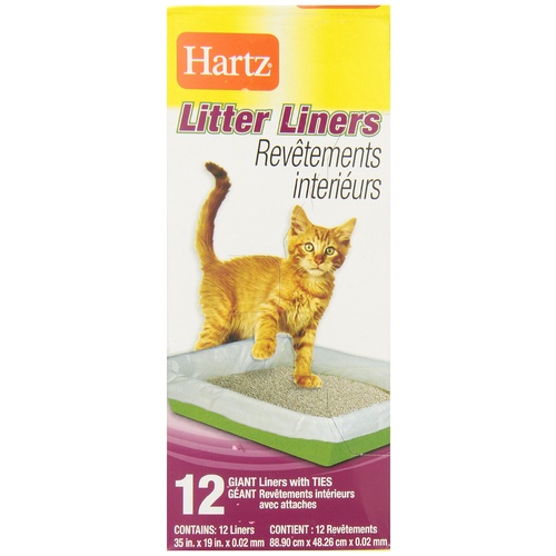 Hartz Heavy Duty Cat Litter Box Liners 12 pack