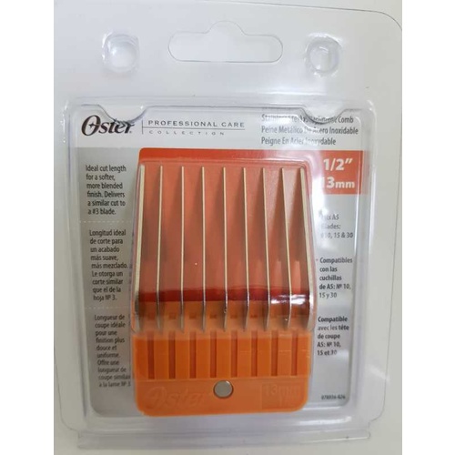 oster stainless steel attachment combs